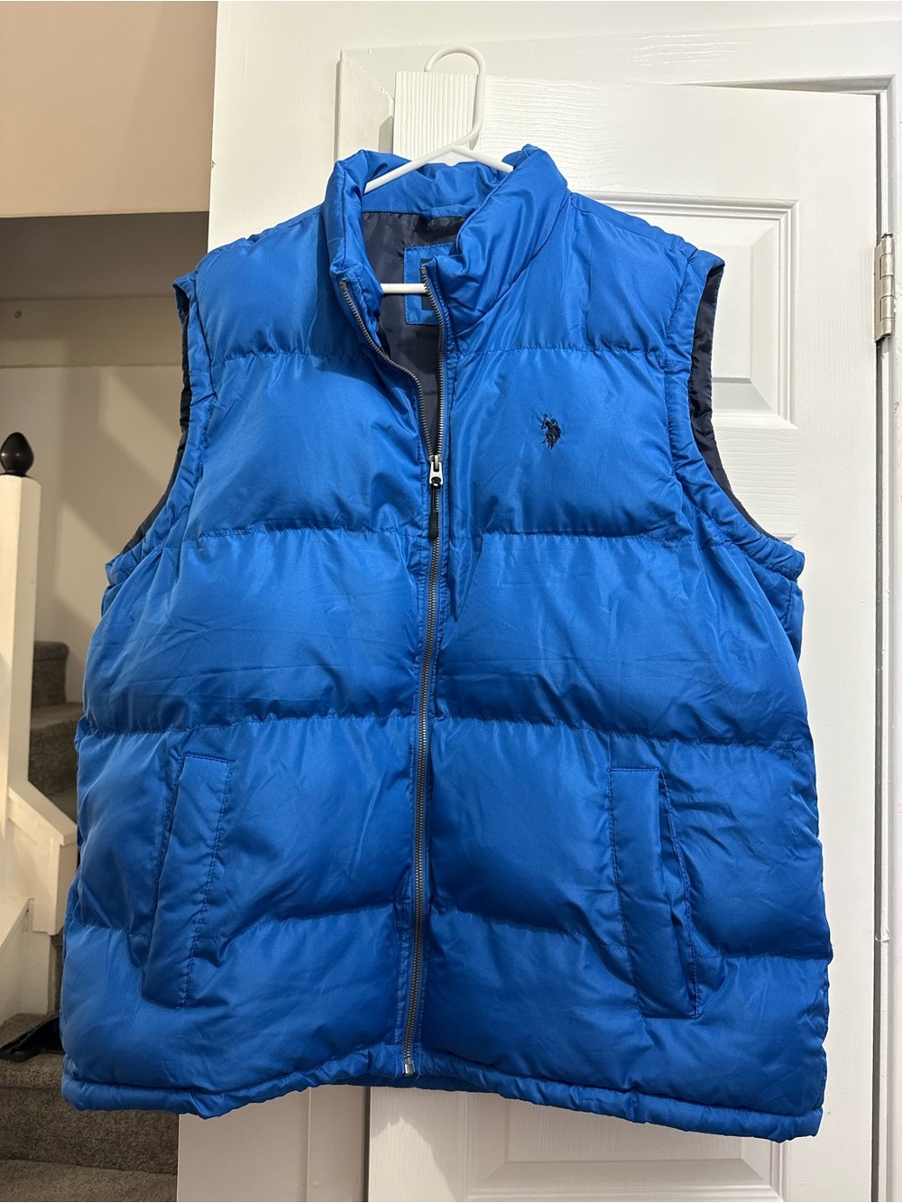 U.S. Polo Association XXL Blue Puffer Vest